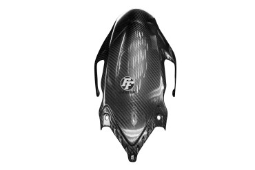Parafango anteriore (parte posteriore) Carbonio per KTM 1290 Super Duke R 2014-2019 / GT 2016- Carbonio+Fibra di Vetro | Spigato | Brillante