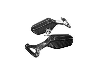 Parafango anteriore Pannelli laterali Carbonio per BMW R Nine T Carbonio+Fibra di Vetro | Spigato | Brillante