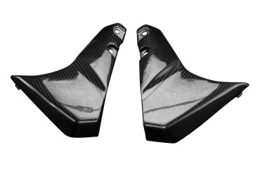 Carbon vorderes Schutzblech Seitenteile für Suzuki B-King 1300 2007-2011 Carbon+Fiberglas | Köper | Glossy