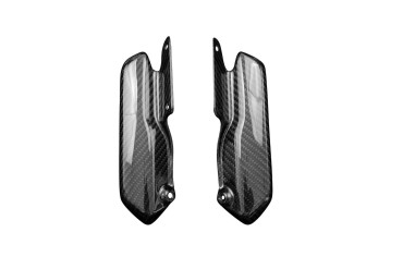 Garde boue avant (seulement parties latérales) Carbone pour Triumph Speed Twin 2021- 100% Carbone | Toile Sergé | Brillant