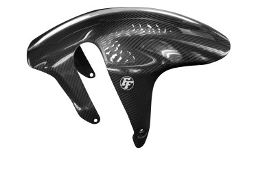 Carbon vorderes Schutzblech für Aprilia RSV 1000R 2004-2009 / Tuono 1000R 2006-2010 Carbon+Fiberglas | Köper | Glossy