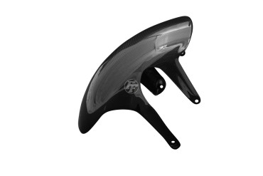 parafango anteriore Carbonio per Aprilia RSV Mille 1998-2003 / Tuono 2003-2005 mit radialen Bremszangen Carbonio+Fibra di Vetro | Tela | Brillante