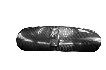 Carbon vorderes Schutzblech für Buell M2 Cyclone Carbon+Fiberglas | Köper | Glossy