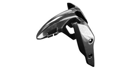 Carbon vorderes Schutzblech für Ducati Hypermotard 950 2019- Carbon+Fiberglas | Köper | Glossy
