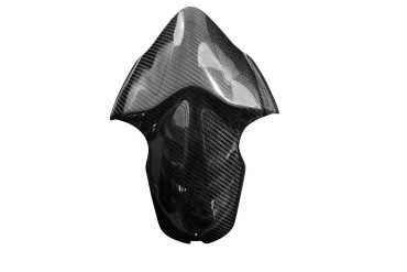 Garde boue avant Carbone pour Ducati Monster 1200 / 1200S / 821 / 797 2014-2018 100% Carbone | Toile Sergé | Brillant