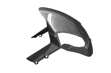 Garde boue avant Carbone pour Ducati Monster 696 / 796 / 1100 / 1100 EVO 100% Carbone | Toile Contraignant | Brillant