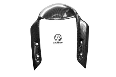 Guardafango frontal Carbono por Ducati Panigale V2 / V4 / V4S / V4R / Streetfighter V4 Carbono+Fibra de Vidrio | Patron Enlazado | Brillante
