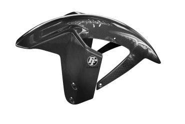 Guardafango frontal Carbono por KTM 1290 Super Adventure 2014- Carbono+Fibra de Vidrio | Patron Sencillo | Brillante