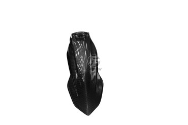 Carbon vorderes Schutzblech für KTM 690 SMC R 2020- Carbon+Fiberglas | Köper | Glossy