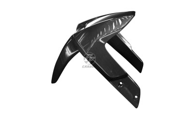 Guardafango frontal Carbono por KTM 790 Duke / 890 Duke / GP / R Carbono+Fibra de Vidrio | Patron Sencillo | Brillante