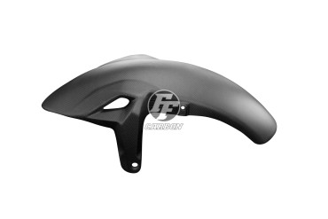 Garde boue avant Carbone pour Kawasaki Z650 / Ninja 650 2017-2021 Carbone+Fibre de Verre | Toile Contraignant | Mat