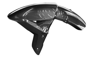 Garde boue avant Carbone pour Kawasaki ZX-10R 2016- 100% Carbone | Toile Sergé | Brillant