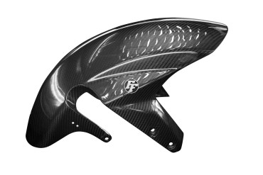 Carbon Front Fender for Suzuki GSX-R 600 / 750 2004-2005 / GSX-R 1000 2003-2004 Carbon+Fibreglass | Twill Weave | Glossy