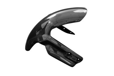 parafango anteriore Carbonio per Triumph Speed Twin 1200 Carbonio+Fibra di Vetro | Tela | Brillante