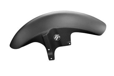 Guardafango frontal Carbono por Yamaha MT-01 Carbono+Fibra de Vidrio | Patron Enlazado | Opaco