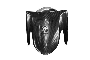 Guardafango frontal Carbono por Yamaha MT-03 2018-2019 / YZF-R3 2018-2019 100% Carbono | Patron Enlazado | Brillante