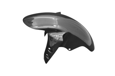 Carbon Front Fender for Yamaha R1 2002-2008 / YZF-R6 2005 / FZ1 / FZ8 Carbon+Fibreglass | Twill Weave | Glossy