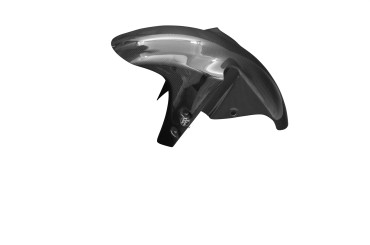 Guardafango frontal Carbono por Yamaha YZF-R1 1998-2001 Carbono+Fibra de Vidrio | Patron Sencillo | Brillante