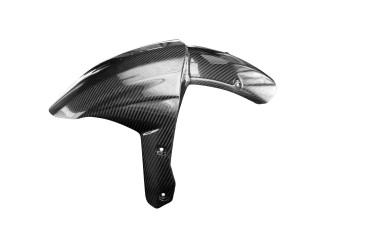 Guardafango frontal con toma de aire Carbono por Kawasaki ZX-10R 2008-2010 Carbono+Fibra de Vidrio | Patron Enlazado | Brillante