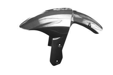 Guardafango frontal con toma de aire Carbono por Kawasaki ZX-10R 2008-2010 Carbono+Fibra de Vidrio | Patron Sencillo | Brillante