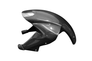 Garde boue avant complet Carbone pour Kawasaki Z 1000 2007-2009 Carbone+Fibre de Verre | Toile Contraignant | Brillant
